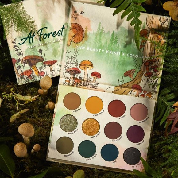 BNIB Colourpop x Raw Beauty Kristi AT FOREST SIGHT Vegan Eyeshadow Palette - Picture 15 of 15